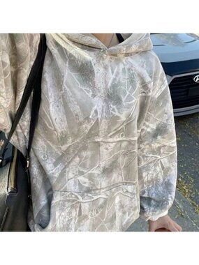Casual Women's camo print Hooded Sweatshirt